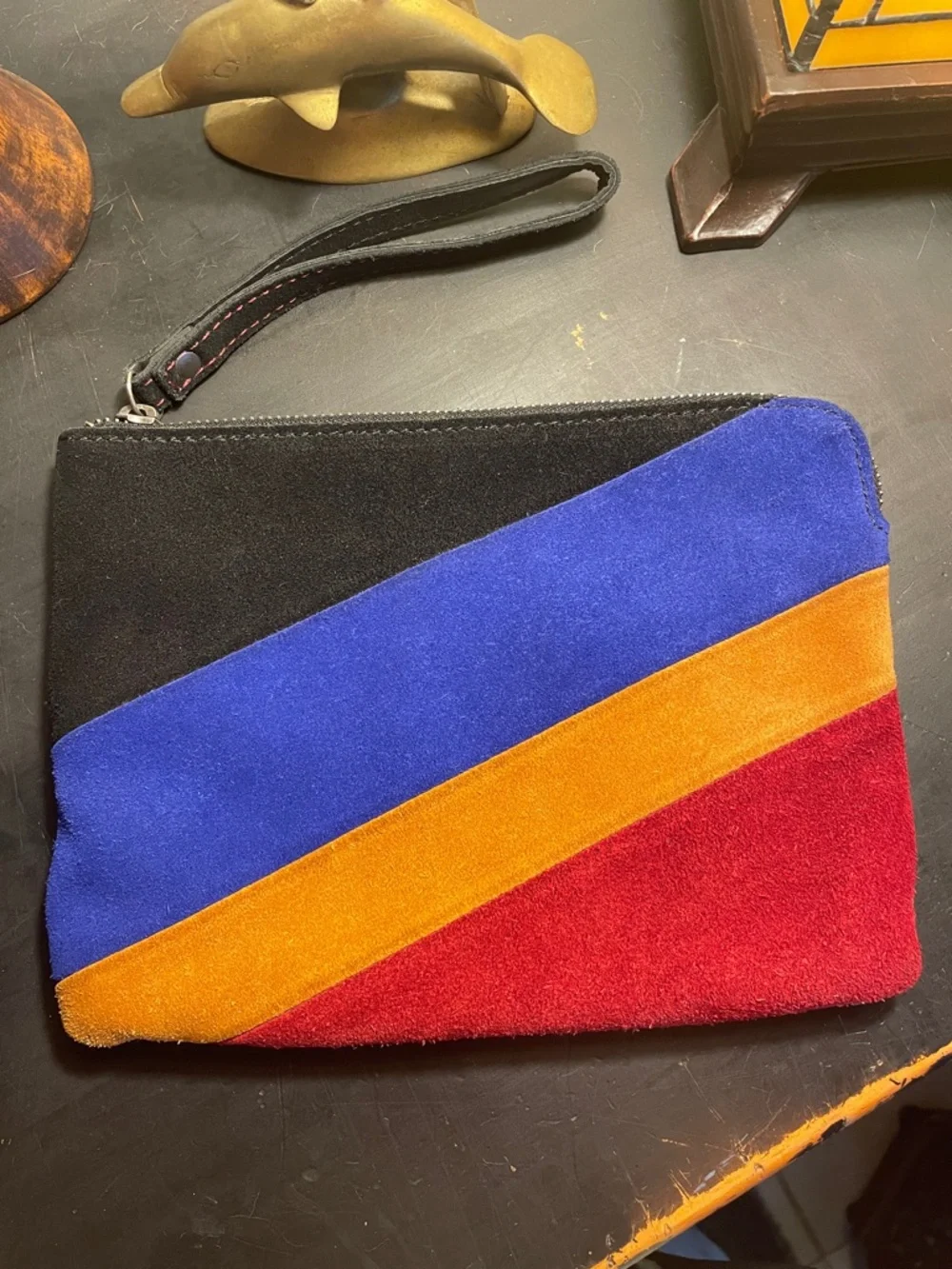 Patricia Nash Suede Wristlet - Picture 4 of 15